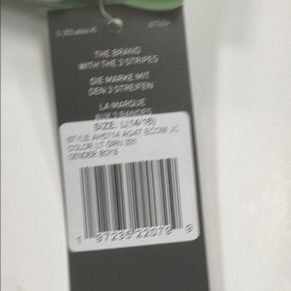 Adidas Light Green Athletic Shorts - Picture 3 of 6